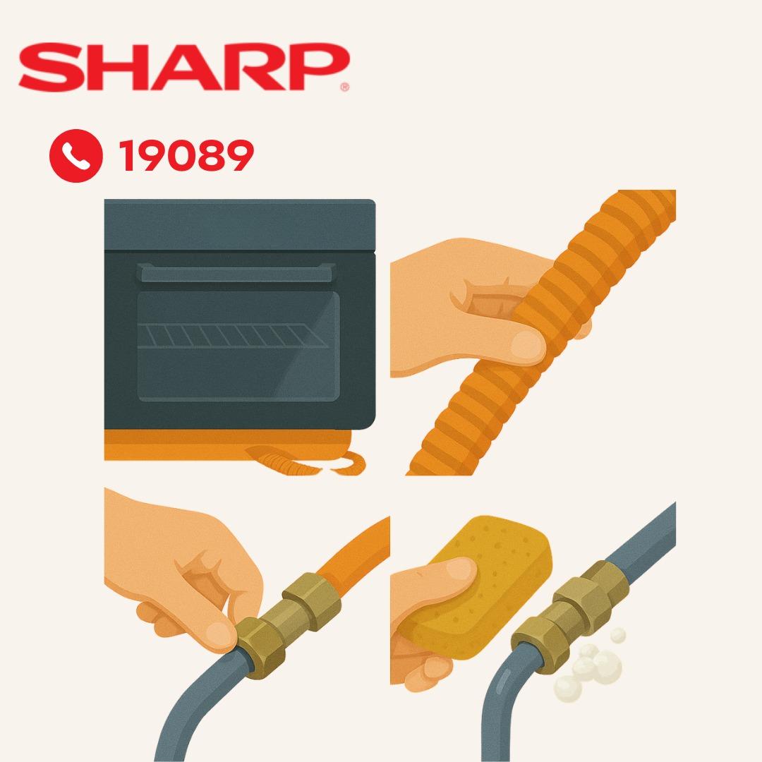 فحص وصلة الغاز والخرطوم